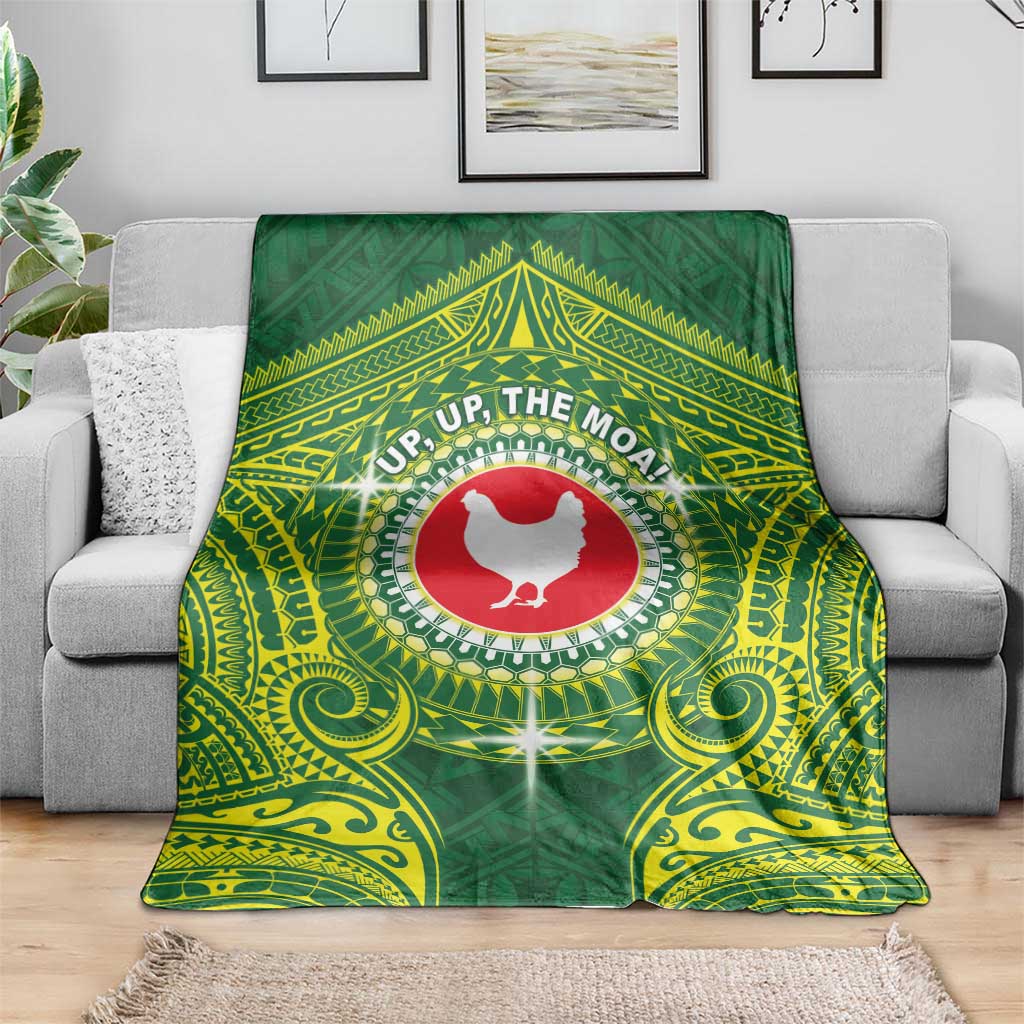 American Samoa Manua Cession Day Blanket Up Up The Moa LT05 - Polynesian Pride
