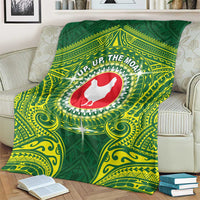 American Samoa Manua Cession Day Blanket Up Up The Moa LT05 - Polynesian Pride
