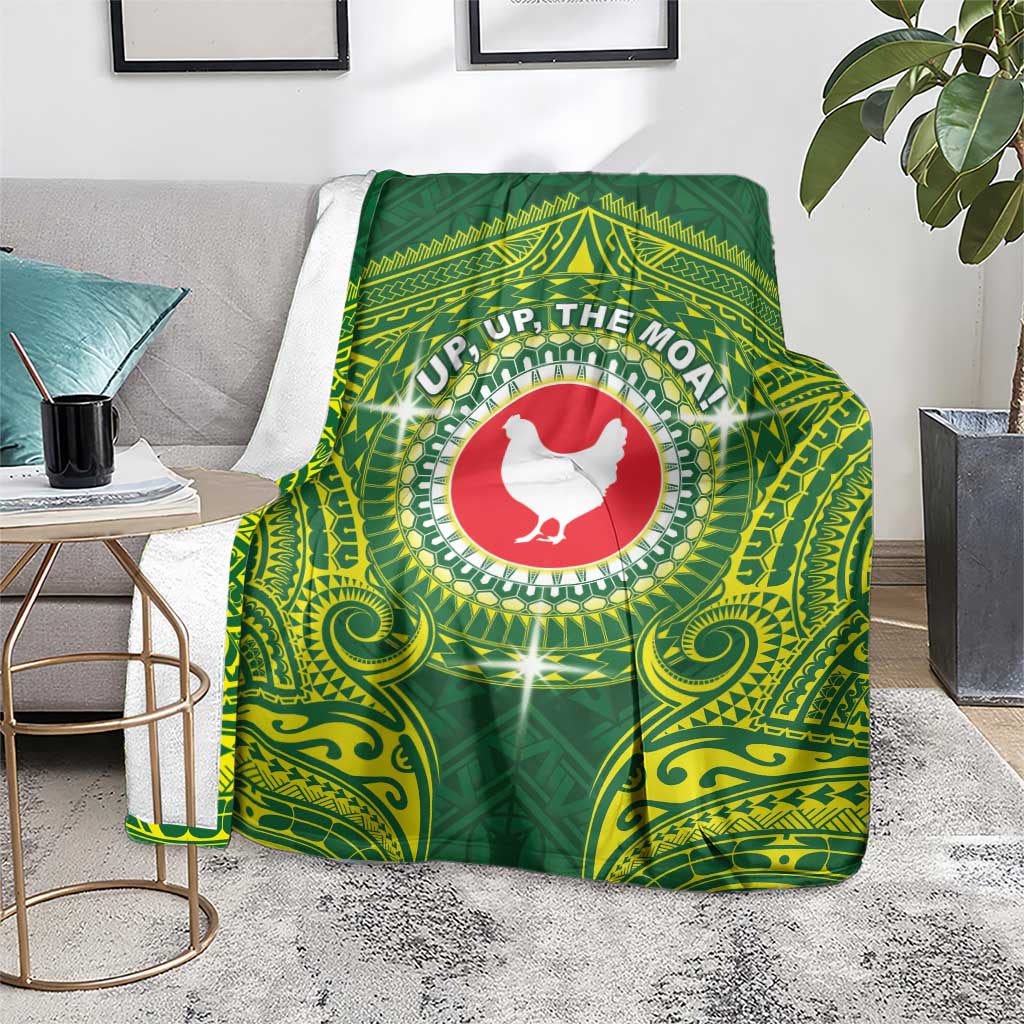 American Samoa Manua Cession Day Blanket Up Up The Moa LT05 - Polynesian Pride