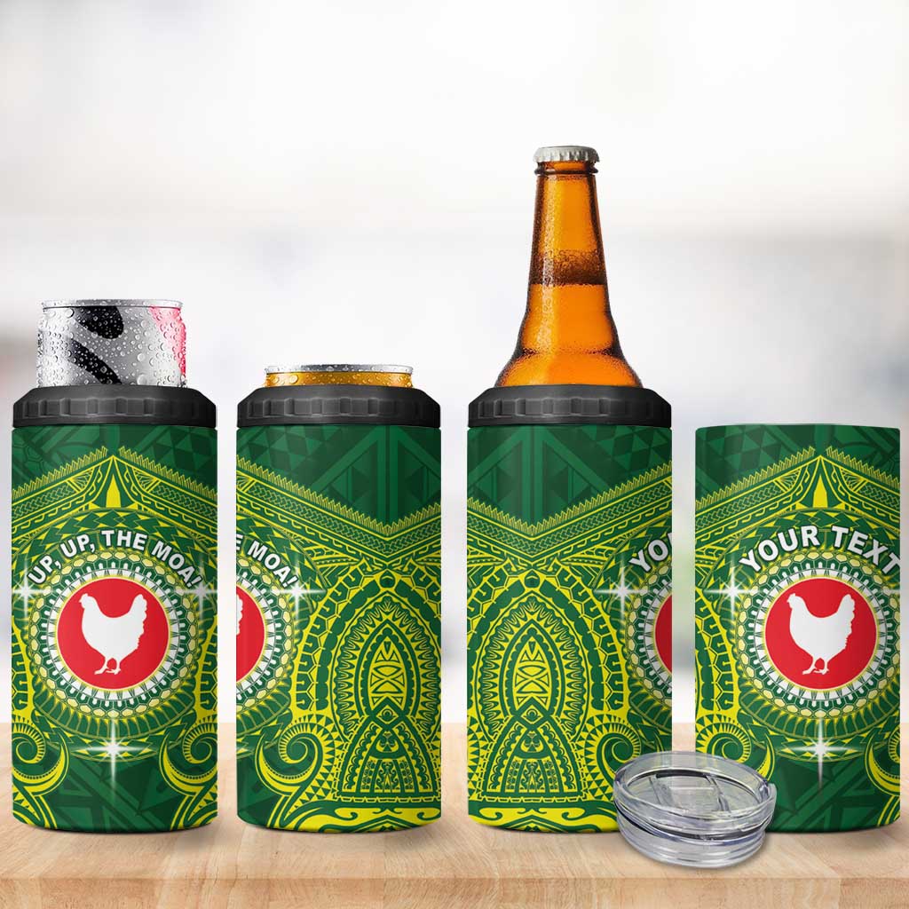 Personalized American Samoa Manua Cession Day 4 in 1 Can Cooler Tumbler Up Up The Moa LT05 - Polynesian Pride