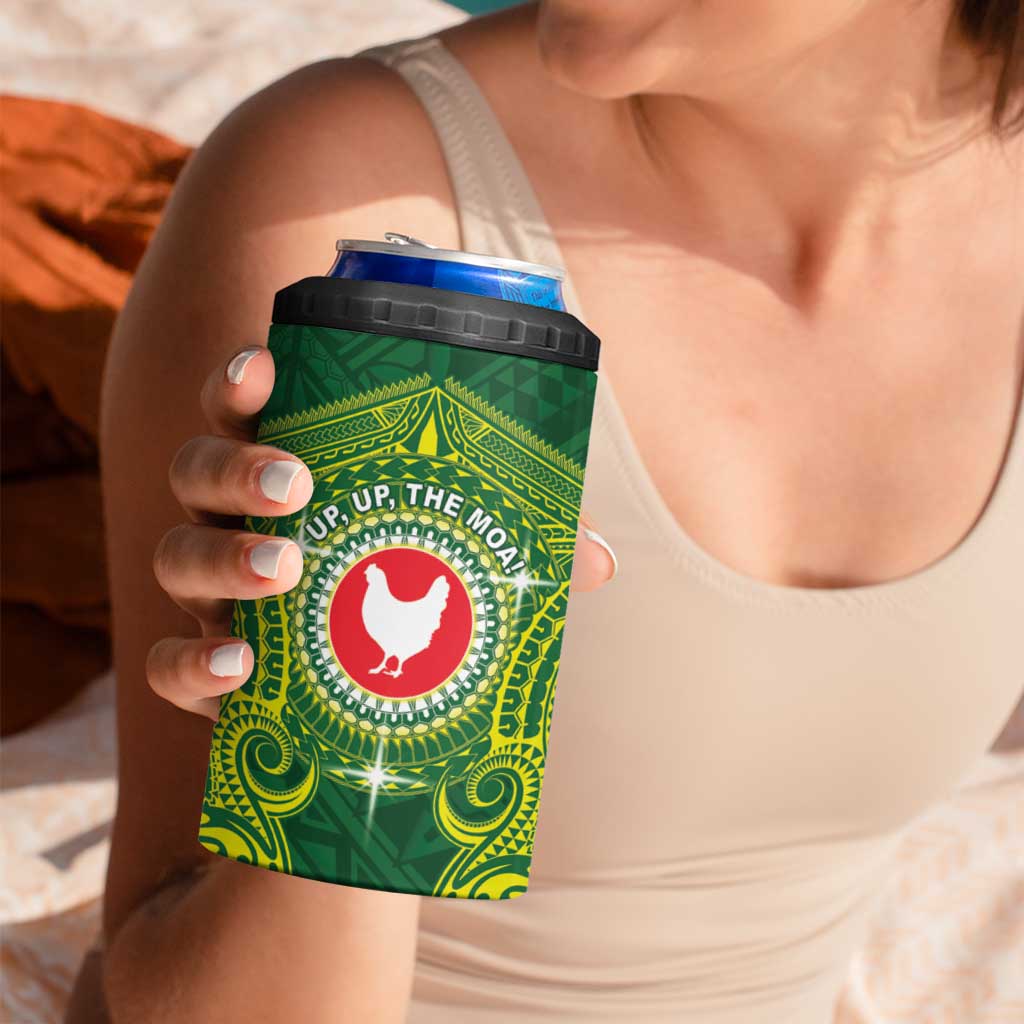 Personalized American Samoa Manua Cession Day 4 in 1 Can Cooler Tumbler Up Up The Moa LT05 - Polynesian Pride