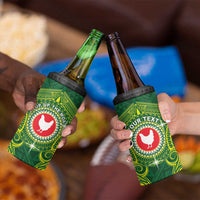 Personalized American Samoa Manua Cession Day 4 in 1 Can Cooler Tumbler Up Up The Moa LT05 - Polynesian Pride