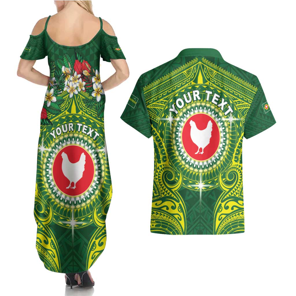 Personalized American Samoa Manua Cession Day Couples Matching Summer Maxi Dress and Hawaiian Shirt Up Up The Moa