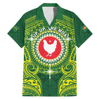 Personalized American Samoa Manua Cession Day Family Matching Mermaid Dress and Hawaiian Shirt Up Up The Moa