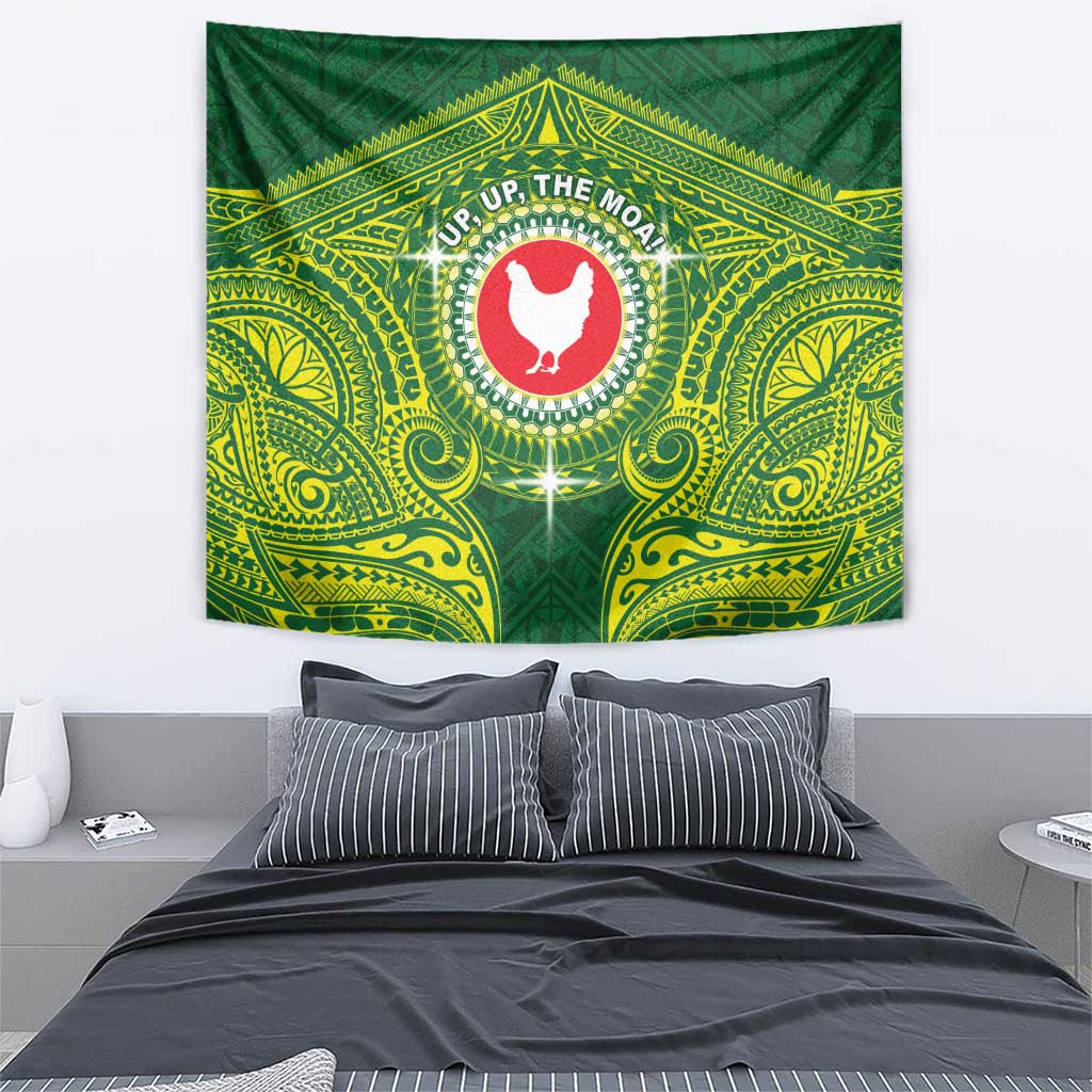 American Samoa Manua Cession Day Tapestry Up Up The Moa
