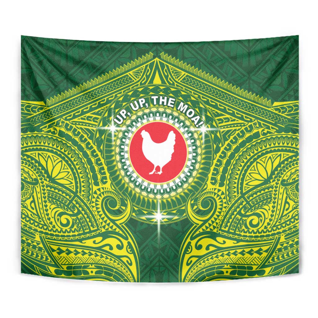 American Samoa Manua Cession Day Tapestry Up Up The Moa