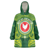 Personalized American Samoa Manua Cession Day Wearable Blanket Hoodie Up Up The Moa