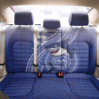 Samoana High School Back Car Seat Cover Polynesian Tribal Shark