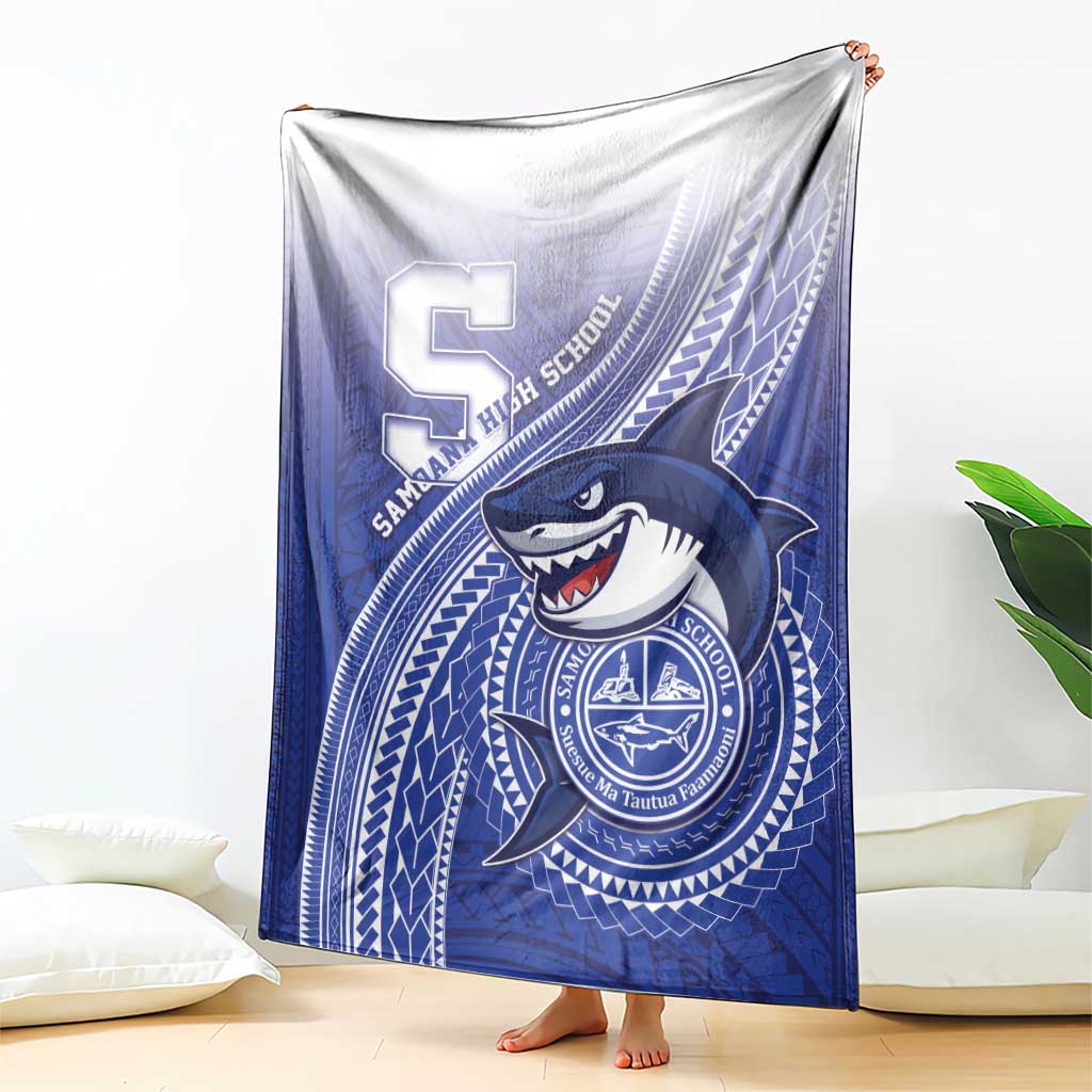 Samoana High School Blanket Polynesian Tribal Shark LT05 - Polynesian Pride