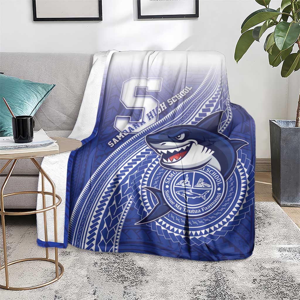Samoana High School Blanket Polynesian Tribal Shark LT05 - Polynesian Pride
