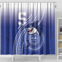 Samoana High School Shower Curtain Polynesian Tribal Shark