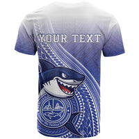 Personalized Samoana High School T Shirt Polynesian Tribal Shark