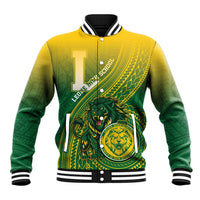 Personalized Leone High School Baseball Jacket Leone Lion LT05 Unisex Green - Polynesian Pride
