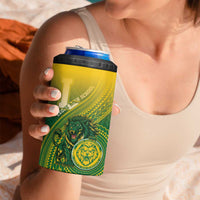 Personalized Leone High School 4 in 1 Can Cooler Tumbler Leone Lion LT05 - Polynesian Pride