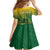 Personalized Leone High School Family Matching Off The Shoulder Long Sleeve Dress and Hawaiian Shirt Leone Lion