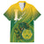 Personalized Leone High School Family Matching Off The Shoulder Long Sleeve Dress and Hawaiian Shirt Leone Lion