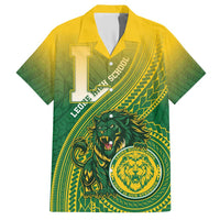 Personalized Leone High School Hawaiian Shirt Leone Lion