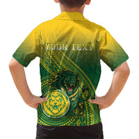 Personalized Leone High School Kid Hawaiian Shirt Leone Lion LT05 - Polynesian Pride