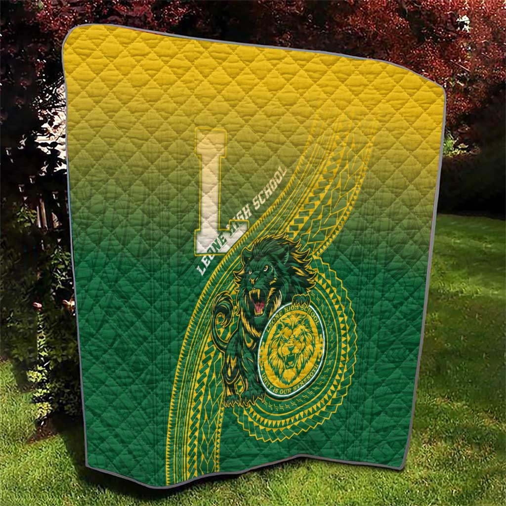 Leone High School Quilt Leone Lion LT05 - Polynesian Pride