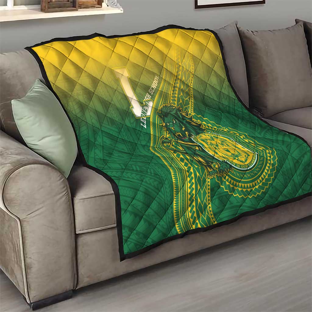 Leone High School Quilt Leone Lion LT05 - Polynesian Pride