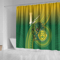 Leone High School Shower Curtain Leone Lion