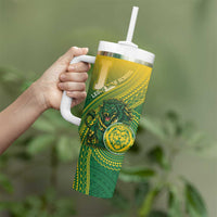 Personalized Leone High School Tumbler With Handle Leone Lion LT05 - Polynesian Pride