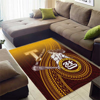 Tafuna High School Area Rug Polynesian Warrior LT05 - Polynesian Pride