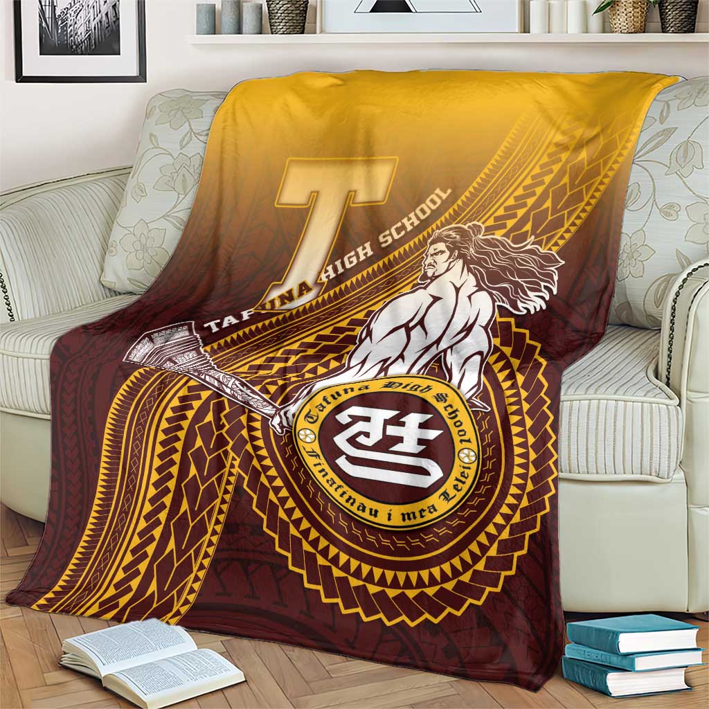 Tafuna High School Blanket Polynesian Warrior LT05 - Polynesian Pride
