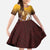 Personalized Tafuna High School Family Matching Off The Shoulder Long Sleeve Dress and Hawaiian Shirt Polynesian Warrior