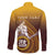 Personalized Tafuna High School Family Matching Off The Shoulder Long Sleeve Dress and Hawaiian Shirt Polynesian Warrior