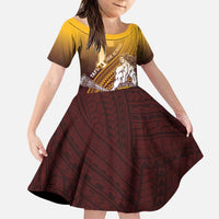 Personalized Tafuna High School Family Matching Puletasi and Hawaiian Shirt Polynesian Warrior