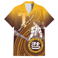 Personalized Tafuna High School Family Matching Puletasi and Hawaiian Shirt Polynesian Warrior