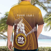 Personalized Tafuna High School Hawaiian Shirt Polynesian Warrior