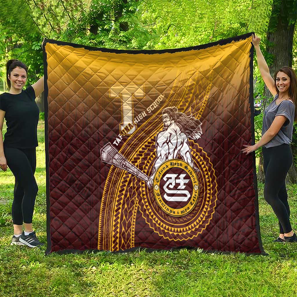 Tafuna High School Quilt Polynesian Warrior LT05 - Polynesian Pride