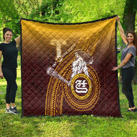 Tafuna High School Quilt Polynesian Warrior LT05 - Polynesian Pride