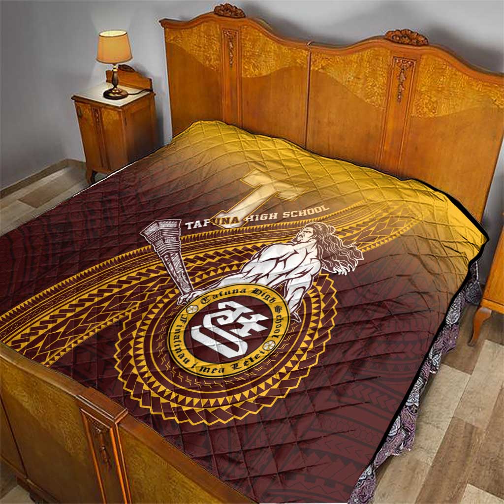Tafuna High School Quilt Polynesian Warrior LT05 - Polynesian Pride