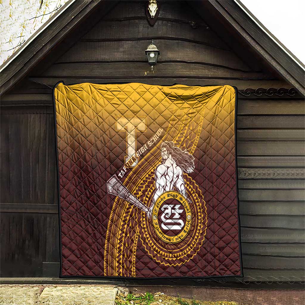 Tafuna High School Quilt Polynesian Warrior LT05 - Polynesian Pride