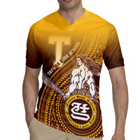 Personalized Tafuna High School Rugby Jersey Polynesian Warrior
