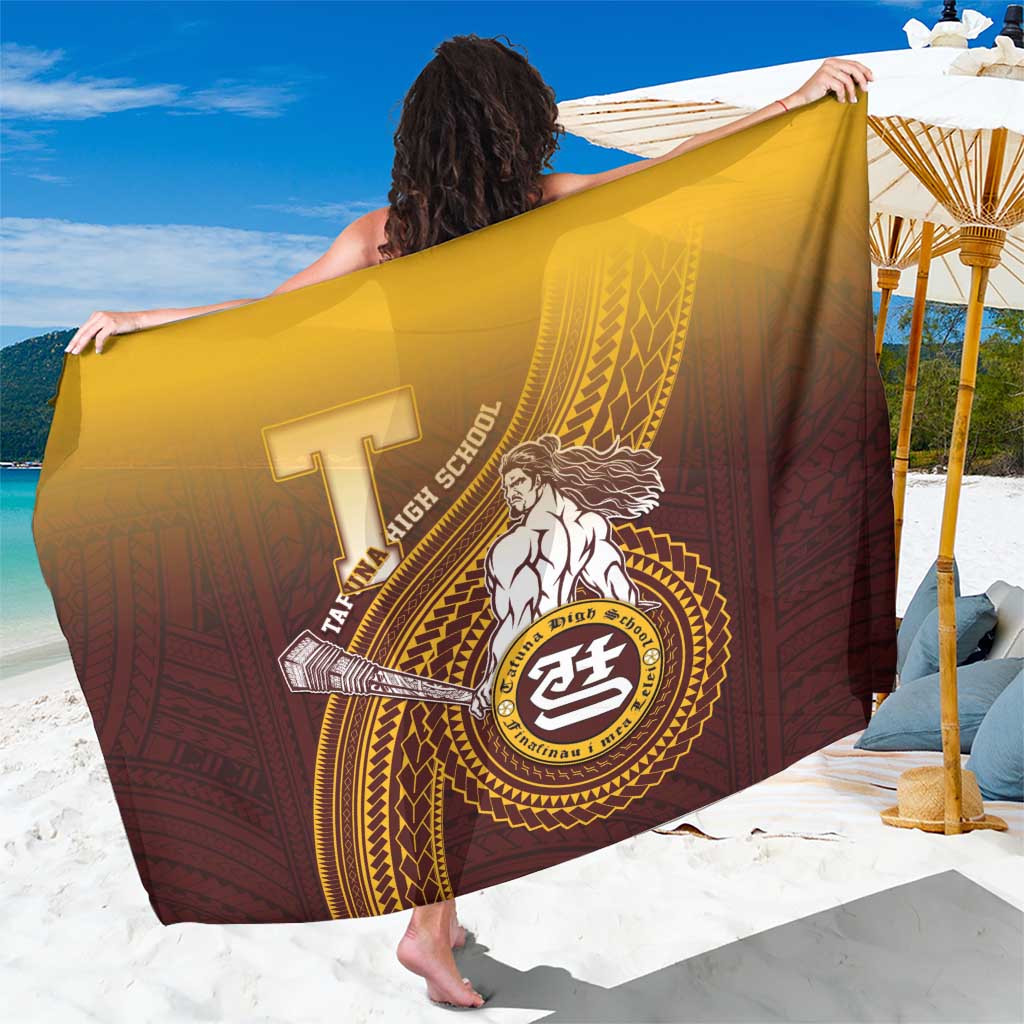 Tafuna High School Sarong Polynesian Warrior LT05 One Size 44 x 66 inches Maroon - Polynesian Pride