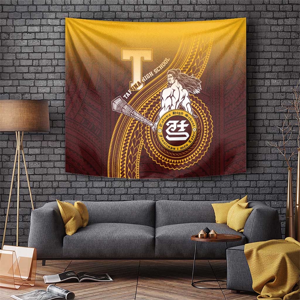 Tafuna High School Tapestry Polynesian Warrior