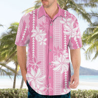 Hawaii Kakau Tribal Hawaiian Shirt With Pink Tiare