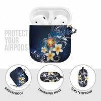 Hawaii Honu AirPods Case Polynesian Curves Plumeria - Polynesian Pride