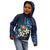 Hawaii Honu Kid Hoodie Polynesian Curves Plumeria - Polynesian Pride