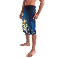 Hawaii Honu Lavalava Polynesian Curves Plumeria - Polynesian Pride