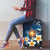 Hawaii Honu Luggage Cover Polynesian Curves Plumeria - Polynesian Pride