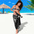 Hawaii Honu Sarong Polynesian Curves Plumeria Grayscale - Polynesian Pride