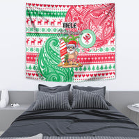 Hawaii Christmas Tapestry Santa Claus Surf Mele Kalikimaka LT05 - Polynesian Pride