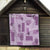 Vintage Lapita Quilt Iconic Double Face Pattern Violet