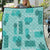 Vintage Lapita Quilt Iconic Double Face Pattern Turquoise