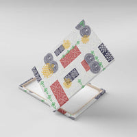 Vintage Lapita Canvas Wall Art Iconic Double Face Pattern